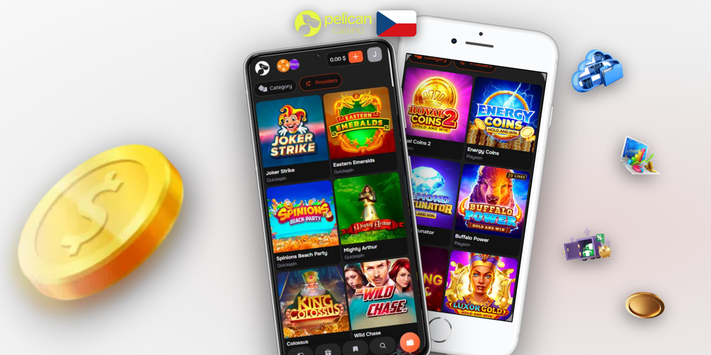 Instalace Pelican Casino na Android – potvrzovací dialog a průběh stahování