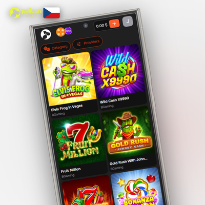 Aktivujte promo kód PC180 a uvítací bonus přímo v aplikaci Pelican Casino