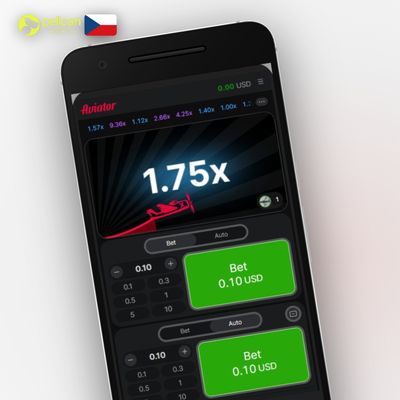 Ikona auto-bet funkce Aviator Pelican Casino pro opakování sázky bez ručního potvrzení