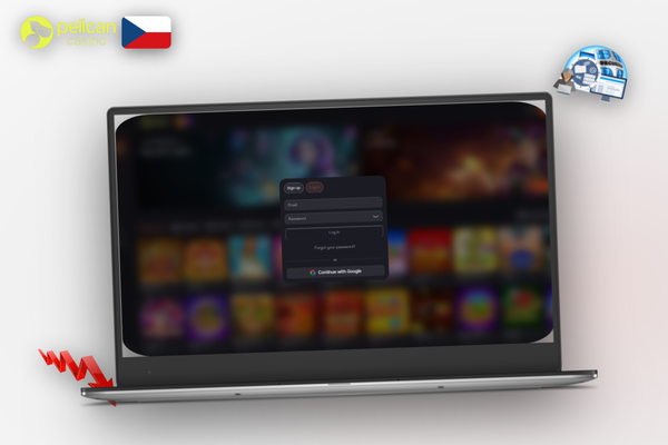 Pelican Casino CZ registrace – uživatel kontaktuje online podporu v chatu pro pomoc s účtem