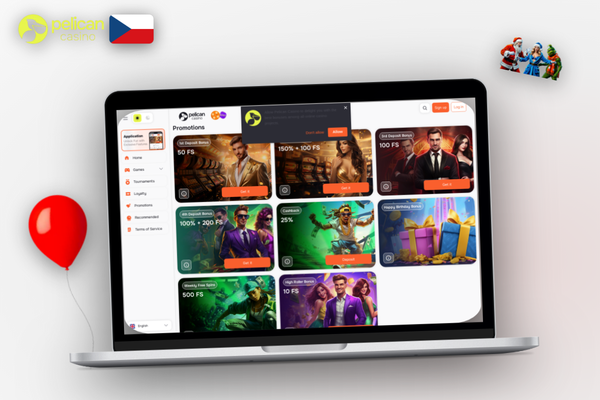 Hráč prochází FAQ sekcí Pelican Casino a hledá odpovědi na časté dotazy