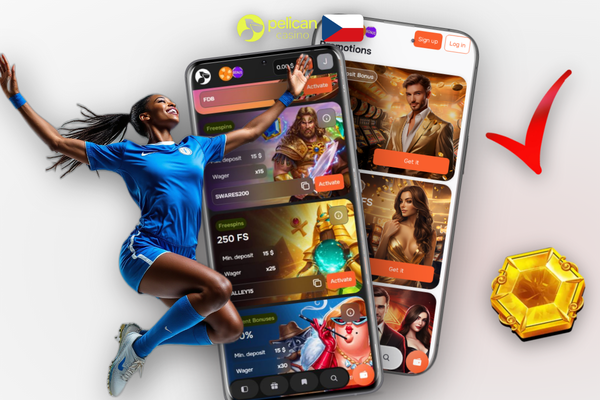 Registrační formulář Pelican Casino se zadaným promo kódem PC180